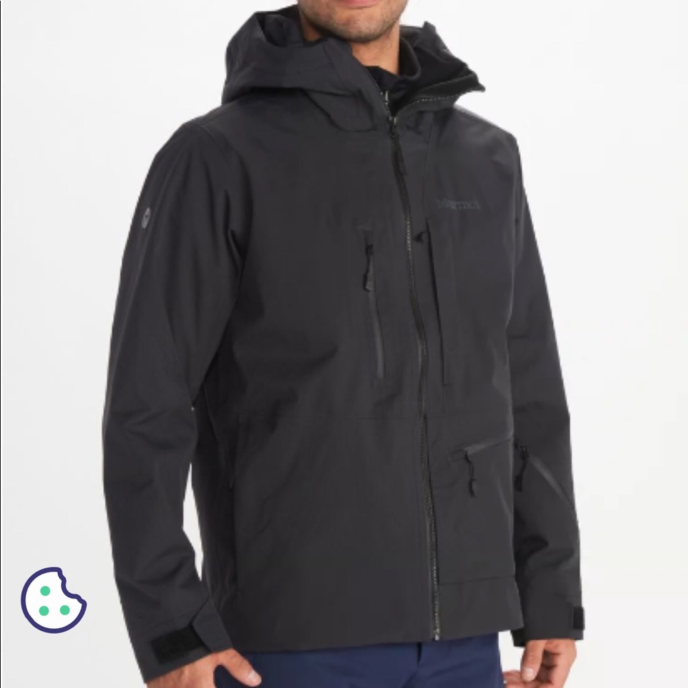 Men's Ski Jacket waterproof/breathable Marmot MemBrain® 2-layer fabric PitZips